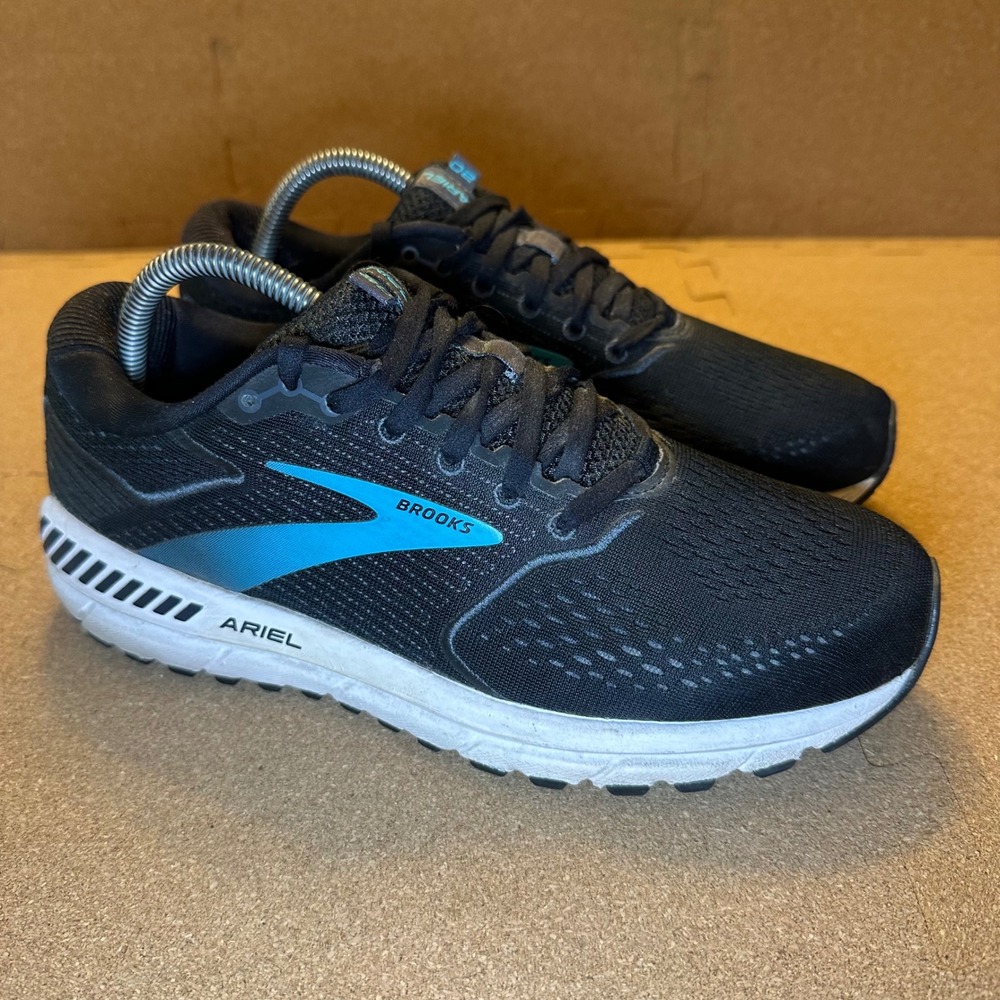 Brooks Ariel 20 Womens Running Shoes Black Blue 1203151B064 Size 9.5 B Medium